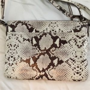 Margot Crossbody Bag in Snakeskin Patterned Leather